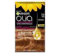 Garnier Coloration Permanente - Sans Ammoniaque - Aux Huiles Naturelles de Fleurs - Blond Doré (7.3) - Olia