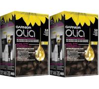 Garnier Olia Coloration Permanente #5.0 Châtain Clair Fondant Teinte (Lot de 2)