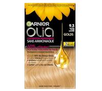Garnier Olia Coloration Permanente Sans Ammoniaque Blond Clair Solaire 9.3 | 60% huiles naturelles, Technologie ODS, Améliore qualité cheveu, Couleur longue tenue, Soin brillance inclus