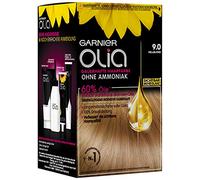 Garnier Olia Coloration pour cheveux, contient 60% d’huiles de fleurs pour des couleurs intenses - Sans Ammoniaque - 3 x 1 pièce