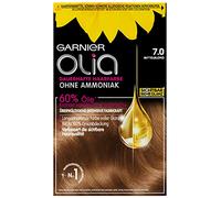 Garnier Olia Coloration pour cheveux, contient 60% d’huiles de fleurs pour des couleurs intenses - Sans Ammoniaque - 3 x 1 pièce
