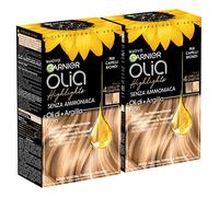 Garnier Olia Highlights Traitement décolorant végétal sans ammoniaque, sans silicone, avec huiles de fleurs et d'argile - 4 niveaux d’éclaircissement, résultat naturel