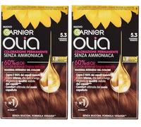 Garnier Olia Permanent Color Without Ammonia 5.3 Golden Brown (Lot de 2)