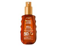 GARNIER - Protection Solaire SPF 50+ Sublimante, Hydratation Intense et Bronze Parfait (Flacon 150mL) - lot de 2 - Vendu par Lot
