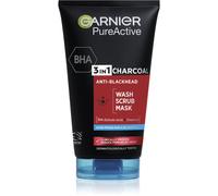 Garnier Pure Active Charcoal gel nettoyant 3 en 1 anti-points noirs 150 ml