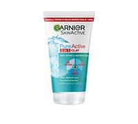 Garnier Pure Active 3en1 Argile Nettoyant Exfoliant Masque Peaux Grasses 50 ml