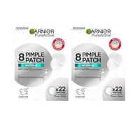 GARNIER Pure Active - Patch Bouton - lot de 2 x 22 - Réduit L'Apparence Boutons en 8H* - Cliniquement Prouvé - Invisible & Ultra-Fin - Technologie Hydrocolloïde - Vegan & Cruelty-Free - Homme & Femme