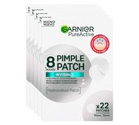 Garnier Pure Active Pimple Patch Invisible 8 heures 110 patchs pour boutons | Réduit la visibilité du bouton, absorbe l'excès de sébum ultra fin et invisible sur la peau en deux tailles
