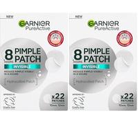 Garnier Pure Active Pimple Patch - Onzichtbare Pimple Patch - Vermindert puistjes zichtbaar - 22 patches (Lot de 2)