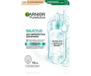 Garnier Pure Active Salicylic masque tissu anti-imperfections de la peau 1 pcs
