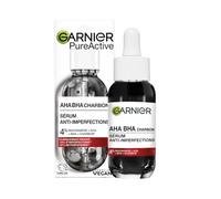 Garnier - Pure Active - Sérum Anti-Points Noirs & Imperfections au Charbon - 4% Niacinamide, Acide Salicylique & Acide Lactique - Peaux Grasses à Tendance Acnéique - Vegan & Cruelty Free - 30 ml