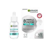 GARNIER - PureActive - Routine Anti-Imperfections - Sérum Anti-Imperfections Acide Salicylique & Niacinamide (30 ml) + Pimple Patchs Anti-Imperfections (x 22) - Adapté aux Peaux Sensibles