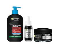 Garnier Routine Anti-Imperfections Charbon BHA Peaux Mixtes Grasses