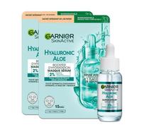 Garnier - Routine Hydratante Et Repulpante Enrichie En Acide Hyaluronique & Aloe Vera - Sérum Gel Repulpant Hyaluronic Aloe + Ma