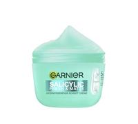 Garnier Salicylic Fresh & Matte Sorbet Crème anti-impuretés 85 ml | Avec 4 % de niacinamide et d'acide salicylique, 24H d'humidité, mat, pour peaux grasses, fraîches et mates