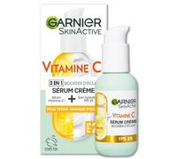 Garnier SkinActive Sérum Crème Booster d'Éclat Vitamine C SPF 25 50ml