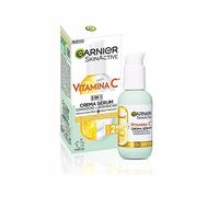 Garnier , sérum facial éclaircissant et anti-imperfections 2 en 1, contenant 20 % de vitamine C et SPF25, non gras, testé cliniquement, 50 ml