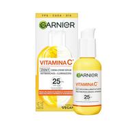 Garnier Sérum facial 2 en 1 éclaircissant et anti-imperfections 20% vitamine C SPF25 non gras 50 ml