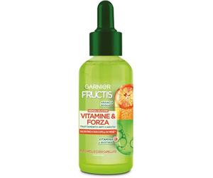 Garnier Sérum fortifiant pour cheveux fins et cassants, traitement contre la perte de cheveux, avec vitamine C et orange sanguine, vitamines de fructis et force 125 ml