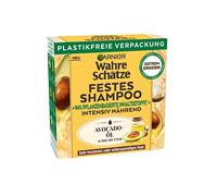 Garnier Shampooing ferme, shampooing démêlant pour cheveux secs et rebelles, pour plus de brillance et de douceur, de vrais trésors, 1 x 60 ml