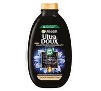 Garnier - Shampooing hydratant et équilibrant au charbon magnétique et à l'huile de fleur noire - Pour cheveux normaux à gras - Ultra doux - 600 ml
