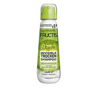 Garnier Shampooing Sec, Invisible Anti Plaque, Cheveux Gras avec Boost de Volume, Parfum Agrumes Frais, Yuzu Lemon, Fructis, 100 ml