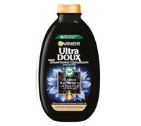 GARNIER - Shampooing Ultra Doux Équilibrant pour Cheveux Normaux à Gras, Charbon Magnétique & Huile de Fleur de Nigelle (Flacon 600mL) - lot de 3 - Vendu par Lot