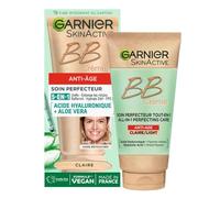 Fond de teint - GARNIER - BB Crème 5-en-1 - Anti-Âge - Teinte Claire - Vegan