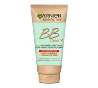GARNIER Skin Active - BB Crème Anti-Âge - Soin Perfecteur Tout-En-1 - Raffermit & Hydrate - FPS 25 - Acide Hyaluronique & Aloe Vera - Vegan & Cruelty Free - Tous Types de Peaux - Teinte Medium - 50 ml