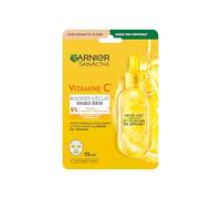 Garnier Masque tissu hydratant Vitamine C et Acide hyaluronique Booster d'éclat Formule vegan 28 g