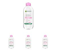 GARNIER Skin Active - Solution Micellaire Tout-En-1 - Nettoie, Démaquille & Hydrate - Micelles & Glycérine Hydrantante - Sans Parfum - Visage, Yeux, Lèvres - Peaux Sèches & Sensibles - 400 ml