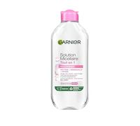 GARNIER Skin Active - Solution Micellaire Tout-En-1 - Nettoie, Démaquille & Hydrate - Micelles & Glycérine Hydrantante - Sans Parfum - Visage, Yeux, Lèvres - Peaux Sèches & Sensibles - 400 ml