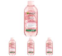 GARNIER Skin Active - Solution Micellaire Tout En 1 - Nettoie, Démaquille, & Ravive L'Éclat - Micelles & Eau de Rose - Vegan & Cruelty Free - Visage, Yeux, Lèvres - Peaux Ternes & Sensibles - 400 ml