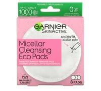 Garnier, SkinActive, Disques Nettoyants Micellaires Éco, 3 disques