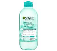 Garnier SkinActive Eau nettoyante micellaire, démaquillant hydratant et repulpant tout en 1 + nettoyant pour le visage, à l'acide hyaluronique + aloès, pour peaux normales à sensibles, 400 ml