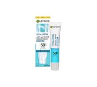 Garnier SkinActive Hyaluron Anti-UV Journal Fluide Protecteur de Barrière Cutanée Invisible avec [Acide Hyaluronique + Glycérine] Protège et hydrate toute la journée FPS 50+. Convient aux peaux