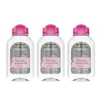 Garnier SkinActive - Lot de 3 bouteilles d'eau nettoyante micellaire, pour tous les types de peau, 10 ml