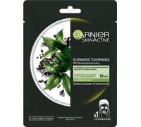 Garnier Skinactive Lot De 5 Masques En Tissu Charbon De Bambou Noir 5 X 28 G