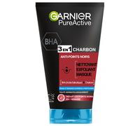 Garnier SkinActive PureActive Charbon Nettoyant 3en1 Anti-Points Noirs 150mL