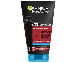 Garnier SkinActive PureActive Charbon Nettoyant 3en1 Anti-Points Noirs 150mL