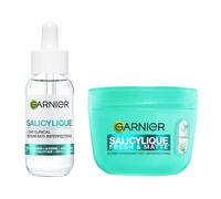 GARNIER - SkinActive - Routine Salicylique Anti-Imperfections - Crème Sorbet Hydratante Fresh & Matte (85 ml) + Sérum Anti-Imperfections Acide Salicylique & Niacinamide (30 ml) - Tous Types de Peaux
