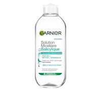 GARNIER - SkinActive Salicylique - Solution Micellaire Acide Salicylique Tout en Un Anti-Imperfections - Visage, Yeux & Lèvres - Nettoie, Démaquille & Matifie Pendant 8h - Tous Types de Peaux - 400 ml