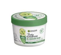 Garnier Soin du corps nourrissant pour peau sèche, beurre corporel d'avocat et oméga 6, hydratant jusqu'à 48 heures, 1 x 380 ml