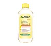 Garnier Solution Micellaire Tout-En-1 Vitamine C Booster Éclat 400ml | Nettoie démaquille illumine, Micelles & Vitamine C*, Visage yeux lèvres, Hypoallergénique, Vegan & Cruelty Free