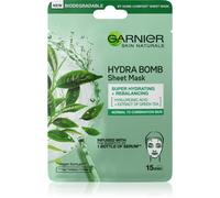Garnier Textil Masks Hydra Bomb masque en tissu ultra hydratant et purifiant pour peaux normales à mixtes 28 g