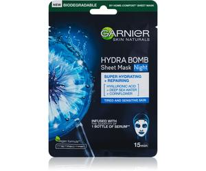 Garnier Textil Masks Hydra Bomb masque nourrissant en tissu pour la nuit 28 g
