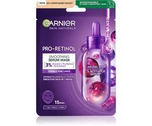 Garnier Textil Masks Pro-Retinol masque en tissu lissant au rétinol 22 g