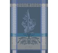 Garnier-Thiebaut Ail Ardoise Torchon, Coton, Bleu, 56 x 77 cm