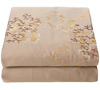 Garnier-Thiebaut AQUA CORAL Housse de Couette, Coton, Curry, 240 x 220 cm