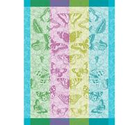 Garnier Thiebaut Beaux Papillons Aquatique Torchon en coton 56 x 78 cm